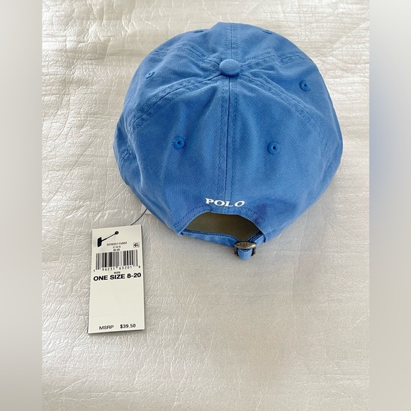 POLO RALPH LAUREN 3PC Polo Bear Set Girl’s Sz L Jersey Tee & Ball Cap w Gift Box - Picture 9 of 14